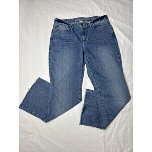 Eddie Bauer Jeans Women Size 12‎ Bootcut Straight Leg Blue Denim